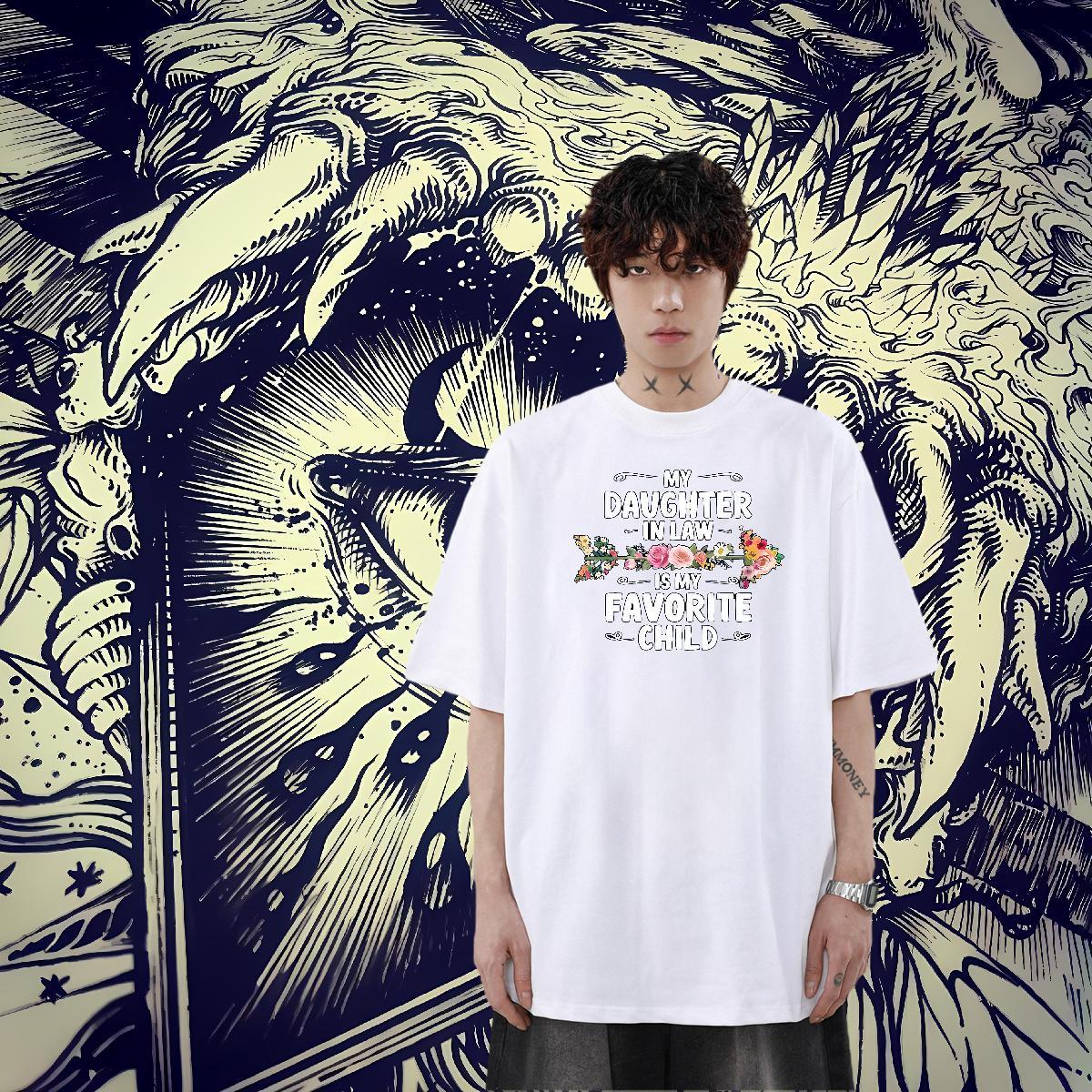Wholesale Men Clothes T-Shirt 230g 100% Cotton Beach letter Oversized Breathable Custom T Shirt For Man Tee Shirt