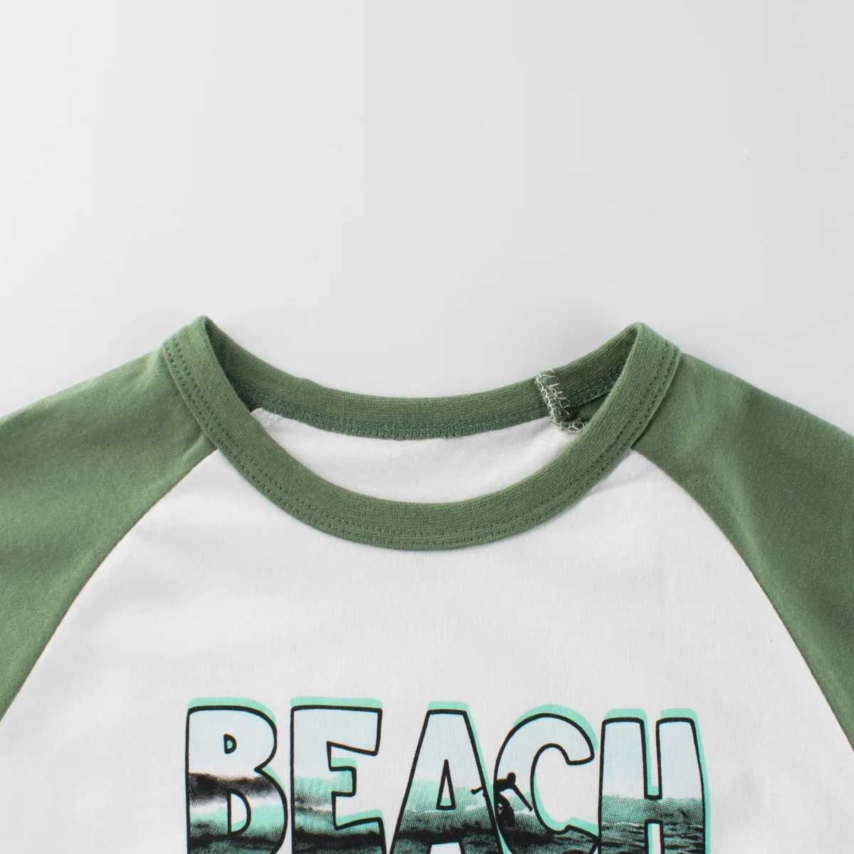 T-shirts 1-9T Infant T Shirt Cotton Toddler Kid Tshirt Boy Girl Summer Clothes Short Sleeve Letter Print Basic Tee Top Childrens OutfitL24729