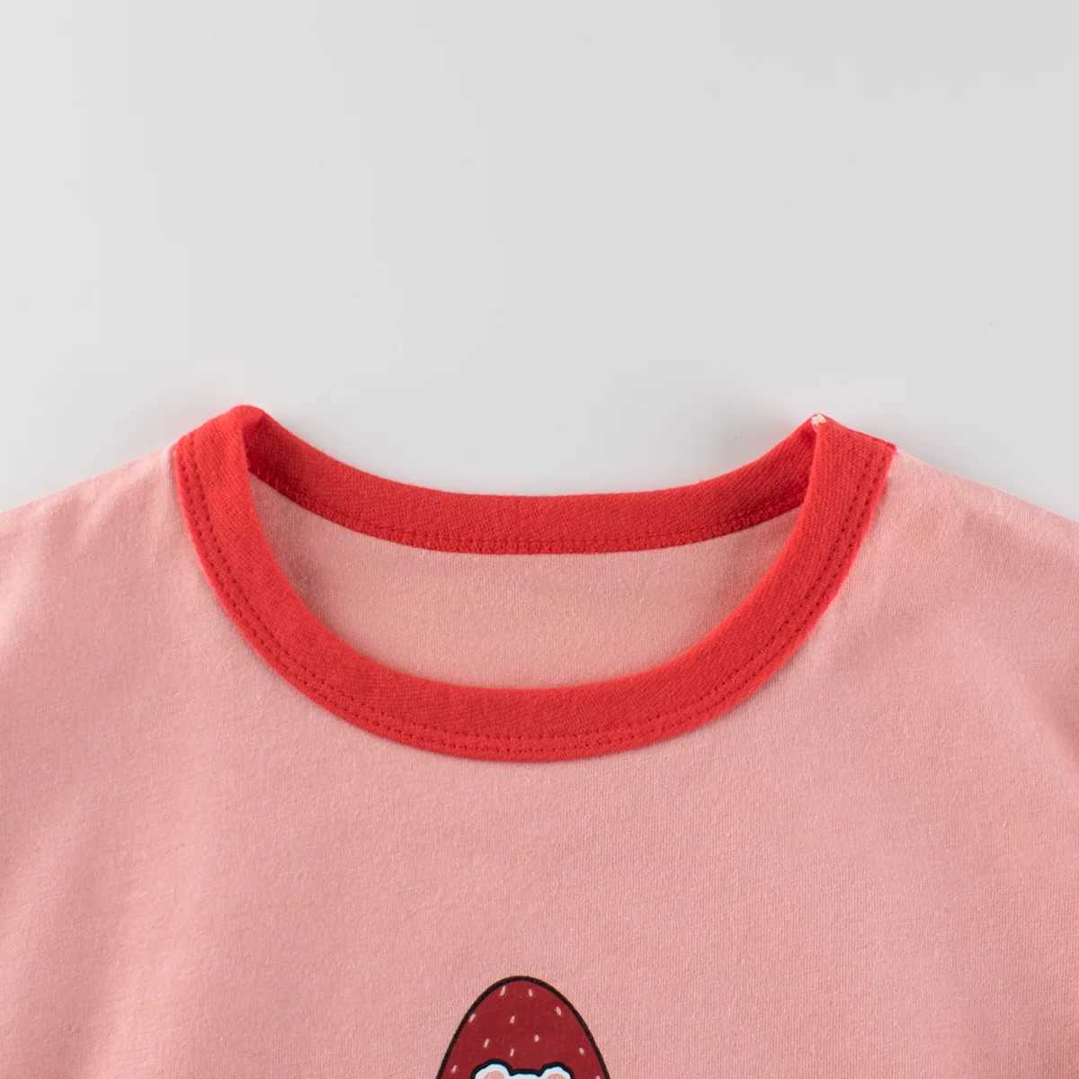 T-shirts 1-9T Summer Toddler Girls T Shirt Kid Cotton Short Sleeve Tshirt Casual Baby Clothing Cute Sweet Basic Top OutfitL24729