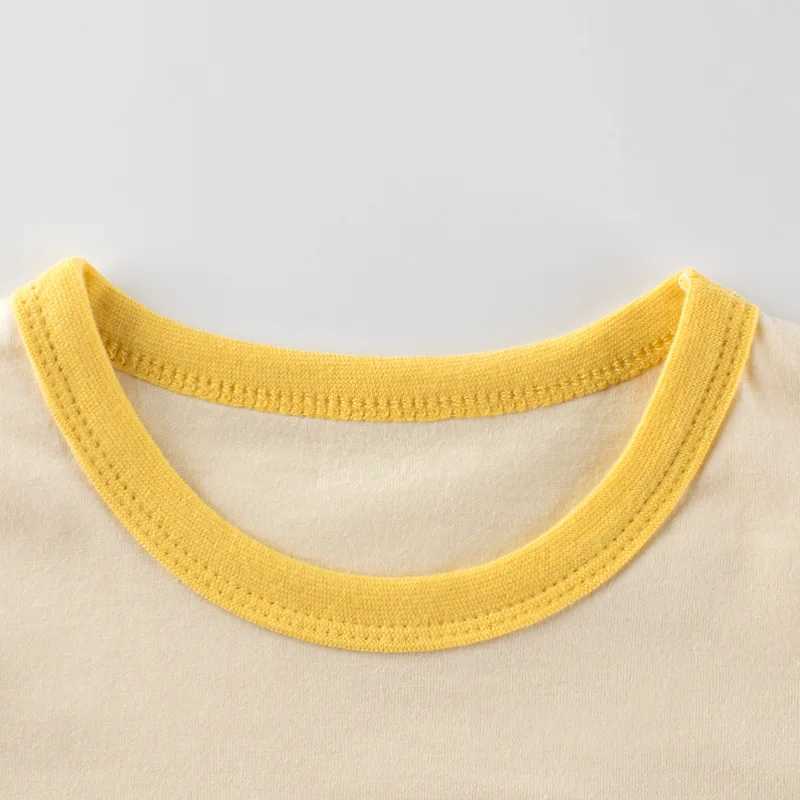 T-shirts 1-9T Toddler Kid Tshirt Baby Girls Clothes Summer Infant Tee Top Cotton Childrens T Shirt Bear Print Girls OutfitL24729