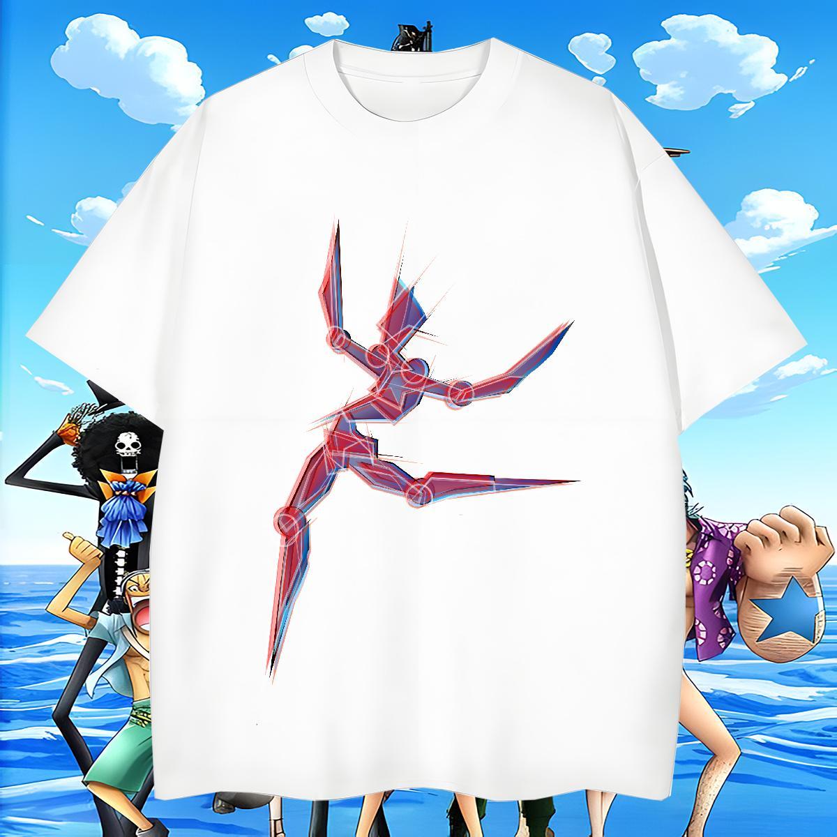 Brand Men Tops Tees 230g Pure Cotton Sports Casual ET Cartoon Printing L-4XL Breathable Crew Neck 2024 T-Shirts Top Tees