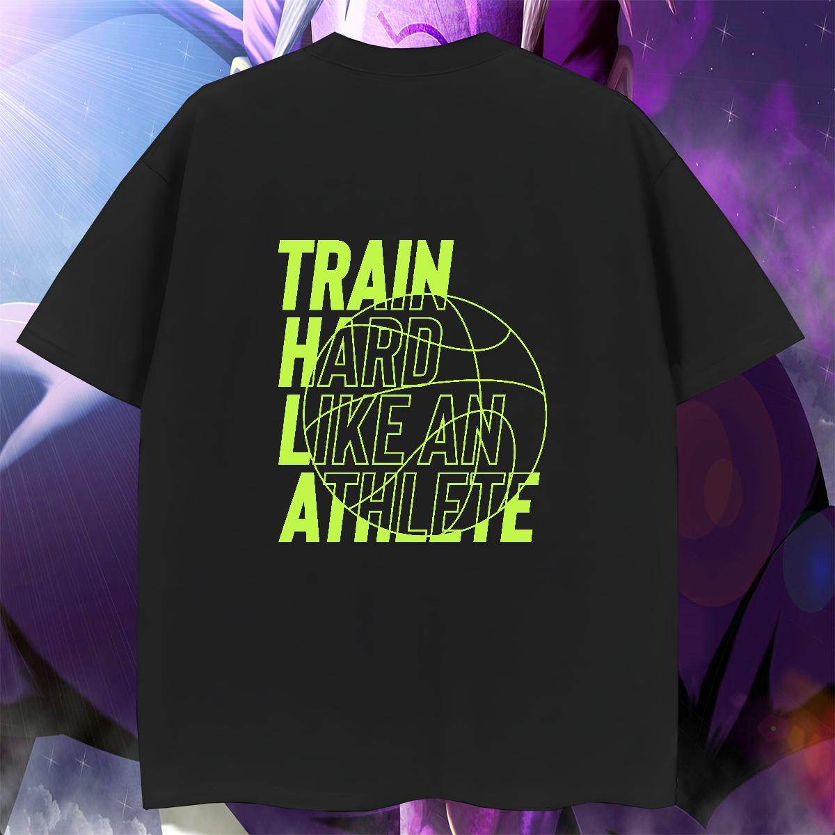 Free Shipping Tshirts 230g 100% Cotton Sport letter Custom Big Size Breathable Crew Neck Fashion Designer T shirt Tees Shirts