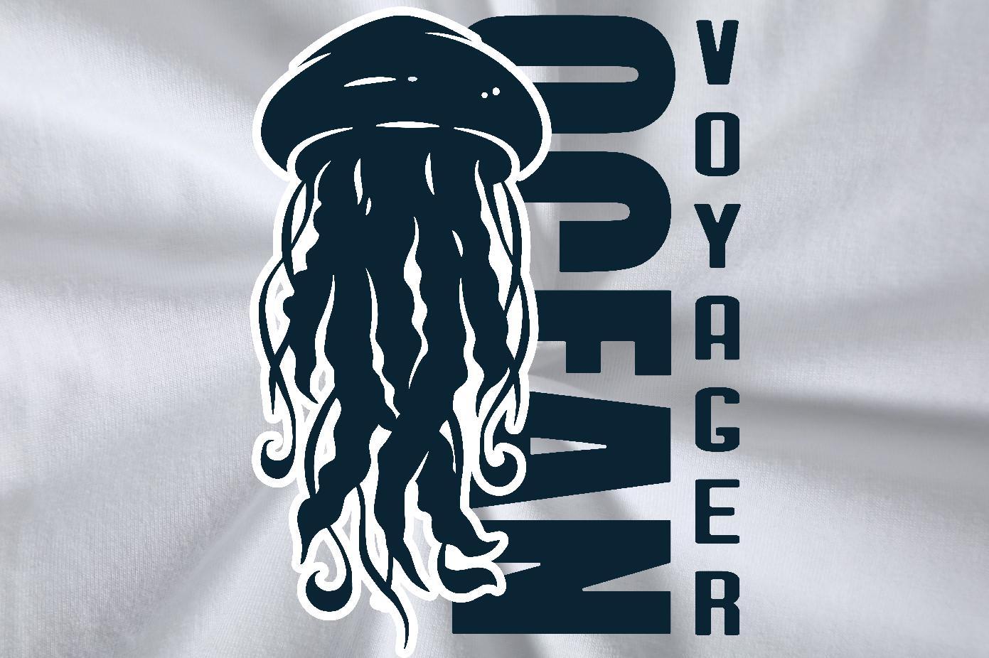 Loose Couples T Shirts 100% Cotton 230g High Street Hip Hop jellyfish Customized Print Breathable New T Shirts Men Top Tees