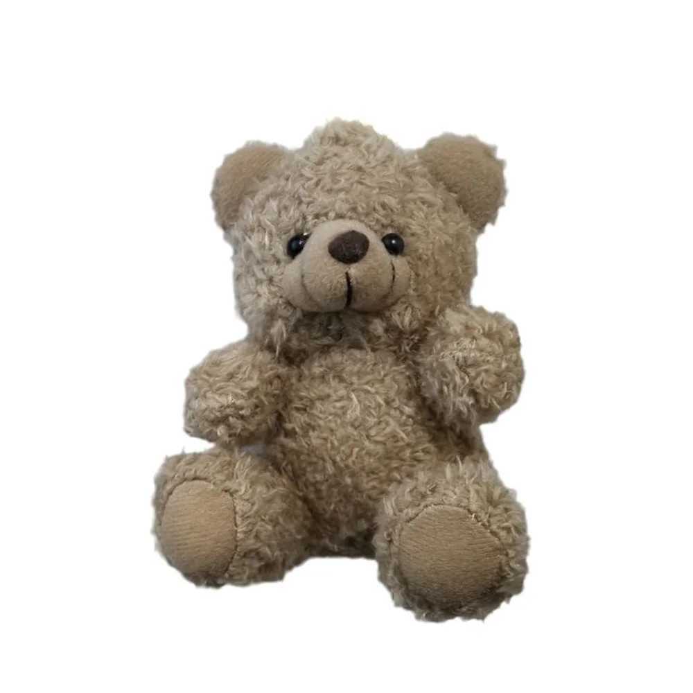Cute bear cartoon keychain plush doll car key chain girl bag pendant claw machineL240729