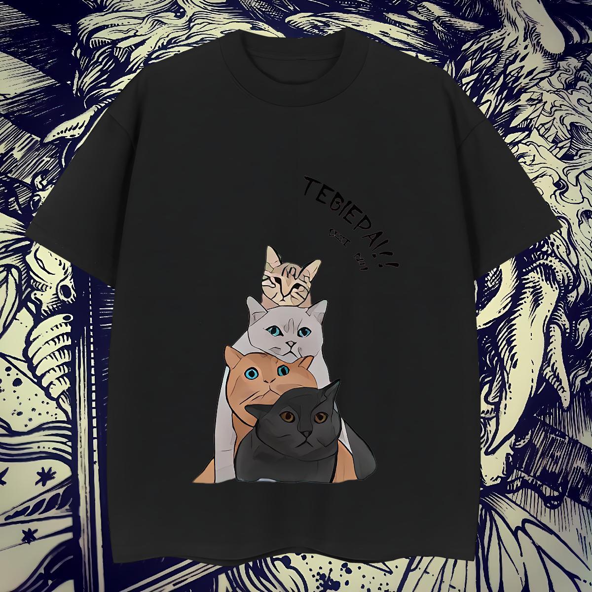High Quality Men Tees 230g Pure Cotton Daily Outfit cute Custom Printing Breathable Short Sleeve Fashion New Man T Shirts Top Tees