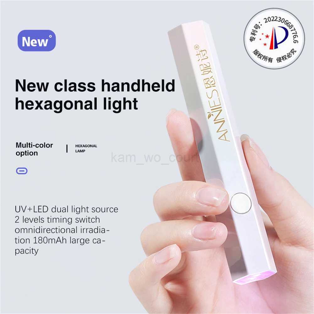 ANNIES Handheld UV LED Lamp Nail Dryers Third-generation Lamp Rechargeable Professional UV LED Nail Lamp Mini Flashlight PenM240729