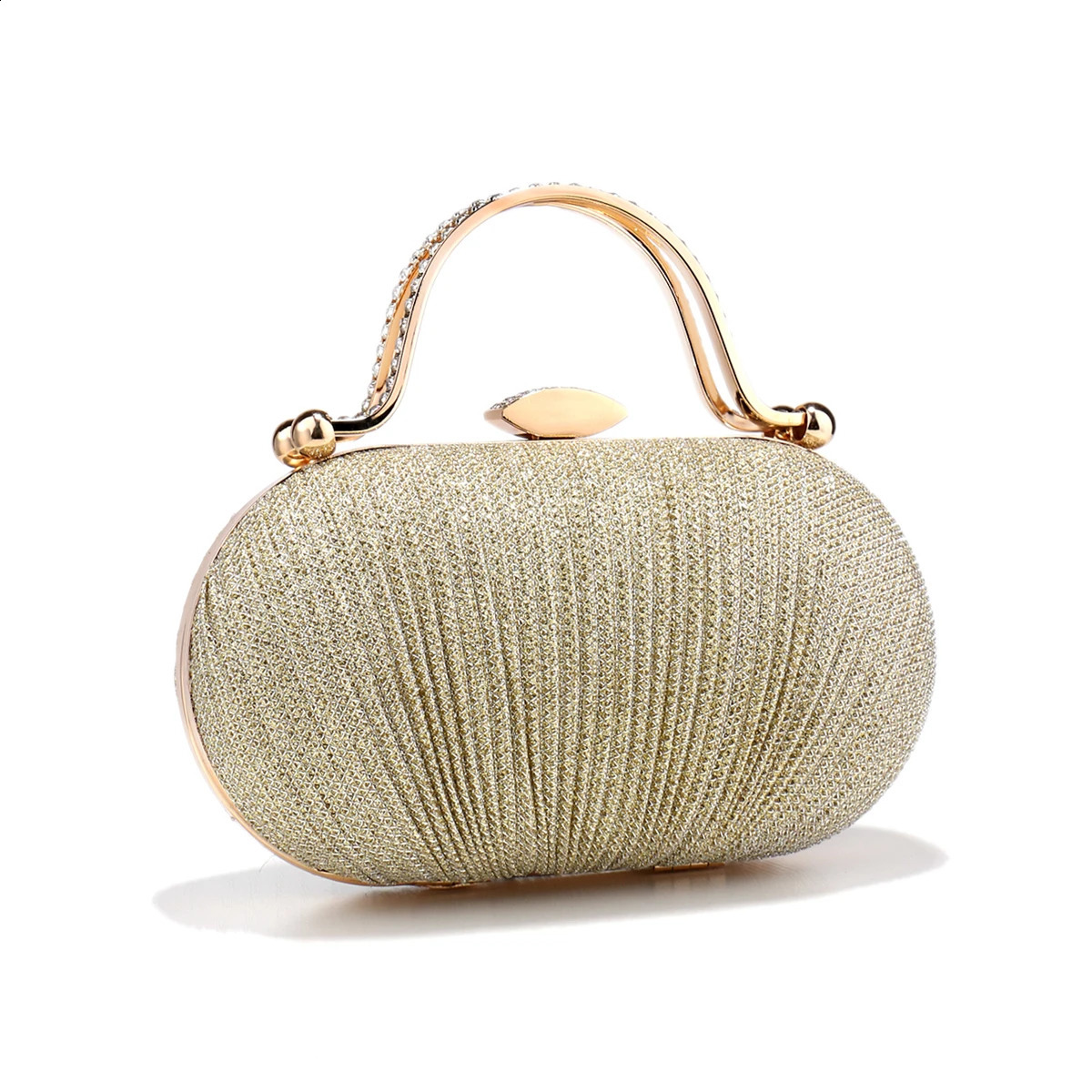 Glitter Bling Glamorous Evening Bags Mini Rhinestones Decorated Box Shaped Dinner Bags For Party Girl Women Dinner Prom Banquet 240729