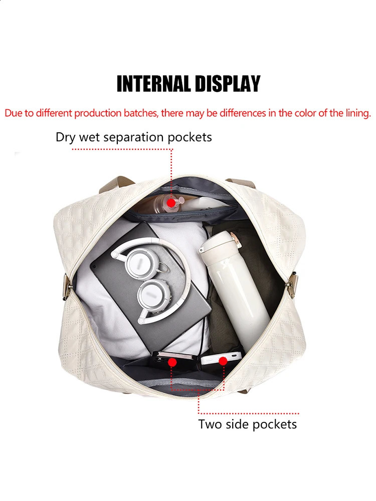 Home>Products>Rhombic Lattice Travel Dufile Package>Large Capacity Sports and Fitness Storage Package 240910