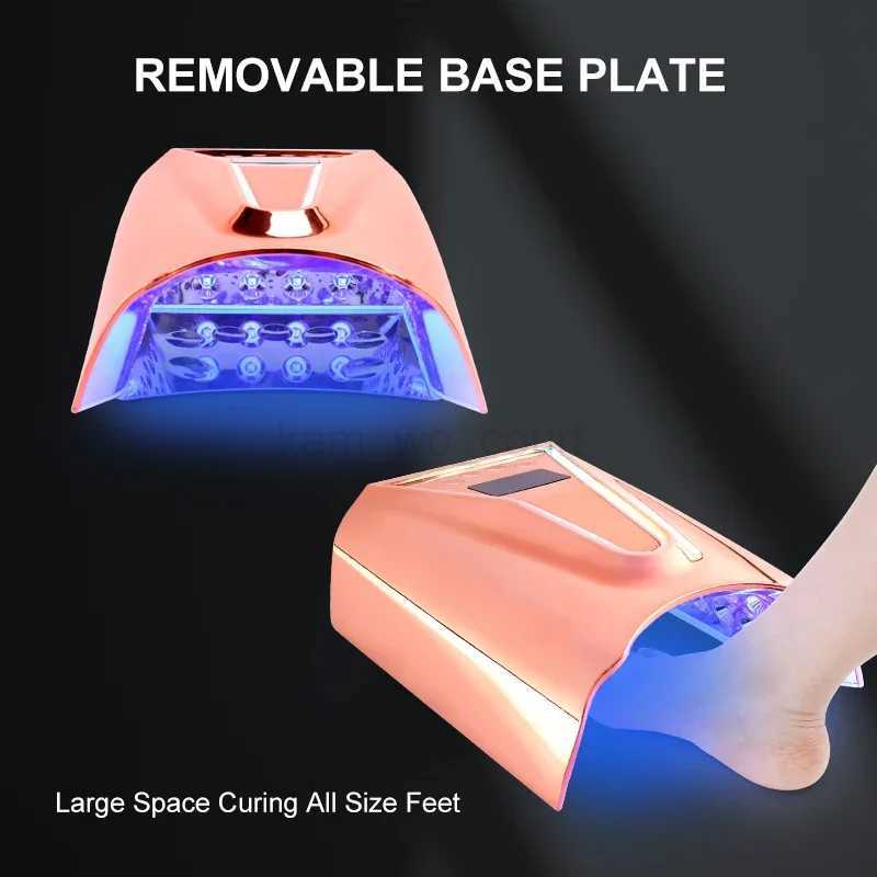 128W Cordless UV LED Lamp Professional Manicure Salon Tools Blue Ray Polish Gel Dryer Pedicure Light Nail ArtM240729