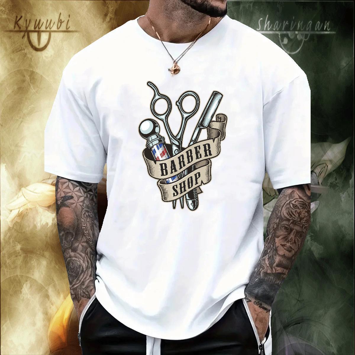 Loose Mens Tshirts 230g Pure Cotton Spring Summer tool DIY Anime Breathable Crew Neck Designer Man T Shirts Tops Tees