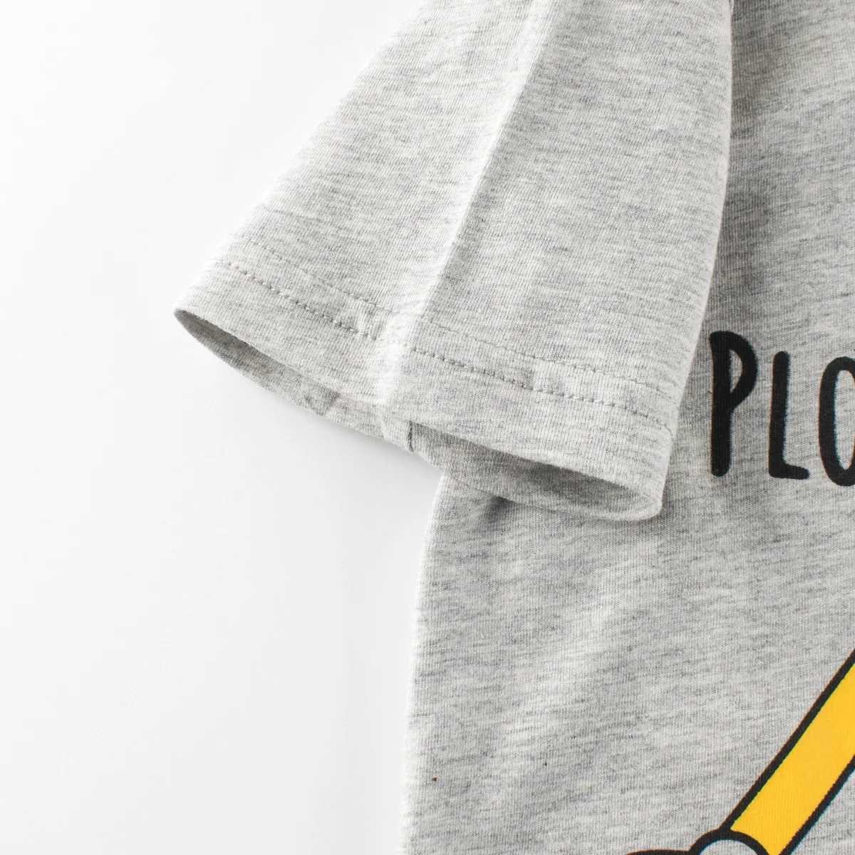 T-shirts 1-9T Cotton Kid Boys T Shirt Toddler Baby Clothes Summer Short Sleeve Basic Tee Top Casual Loose Infant Tshirt OutfitL24729