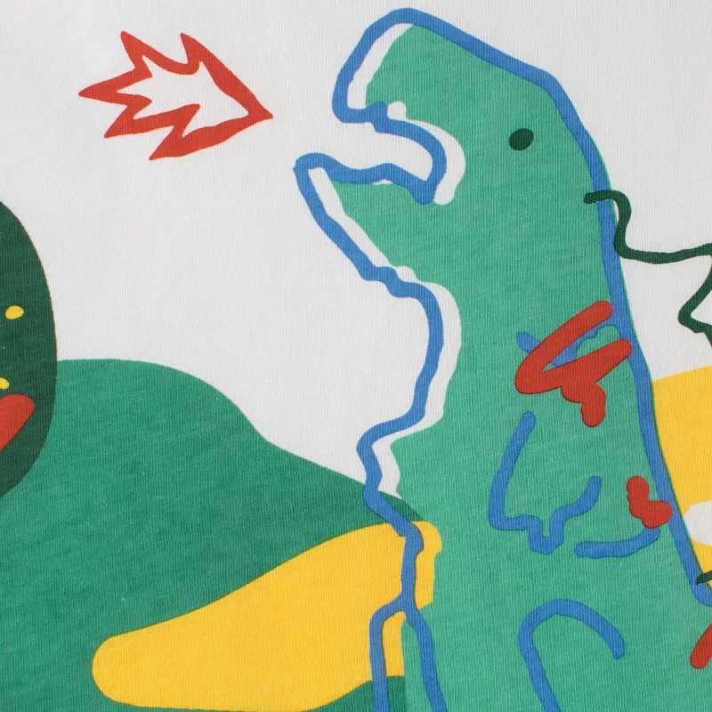 T-shirts 1-9T Dinosaur Print Boys T Shirt Cotton Summer Toddler Kid Tshirt Short Sleeve Clothes Infant Tee Top Childrens T Shirt OutfitL24729