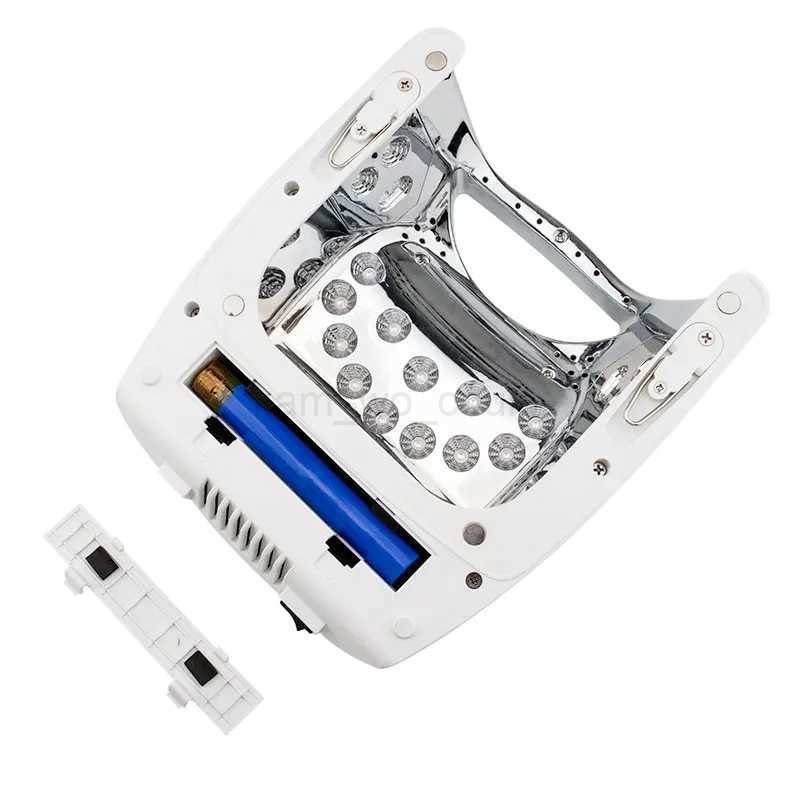 Rechargeable 48W UV LEDNail Lamp for Manicure Wireless Battery Nail Dryer For Curing Gel Polish Cordless Nail Art Tool LightM240729