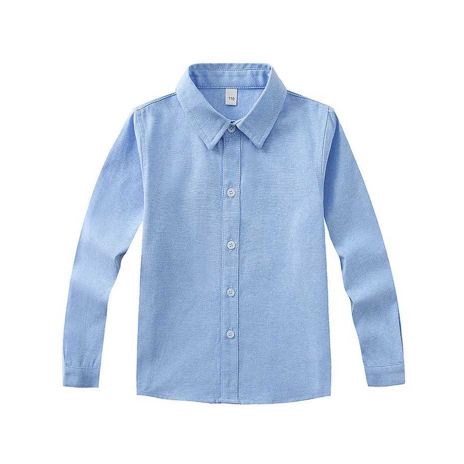 Boys Shirt Solid Color Boys Shirt Casual Style Shirt Boys Spring and Autumn Clothing Boys 6 8 10 12 14W240729