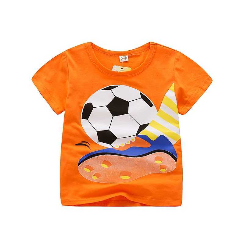 T-shirts V-TREE Summer Baby Boys T Shirt Cartoon Car Print Cotton Tops Tees T Shirt For Boys Kids Children Outwear Clothes Tops 2-8 YearL24729