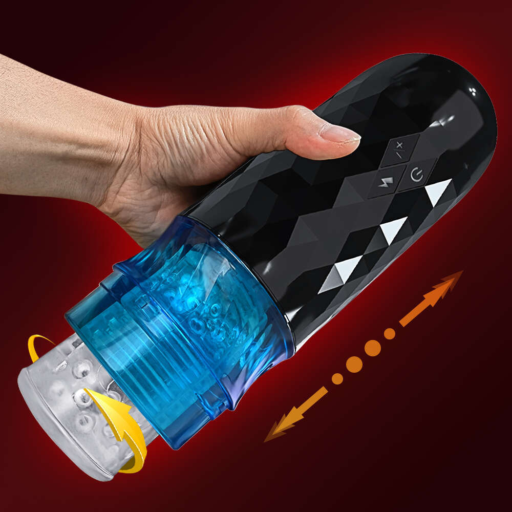 Telescopic Rotation Male Masturbator Vagina Masturbation Equipment Sex Toys for Men Goods for Adults Piston Automatic Mastubator