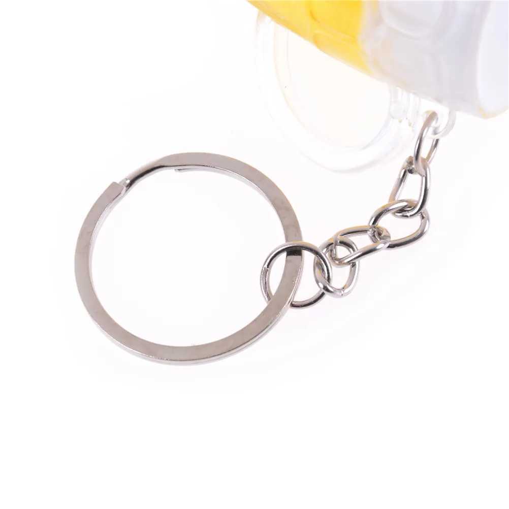 New Acrylic Beer Mug Keychain Simulation Mini Drink Glass Keyring Men Women Couple Key Holder Bag Pendant Jewelry Accessory GiftL240729
