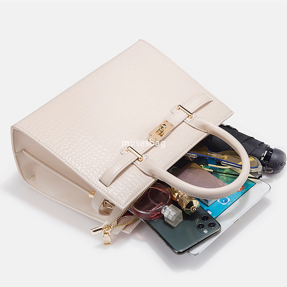 hot Bag advanced sense PU leather high quality new atmospheric large capacity women's handbag commute essential crossbody