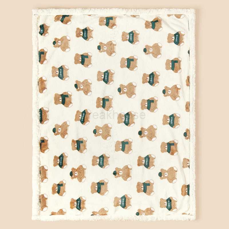 Winter Baby Blanket Fleece Warm Quilt for Newborn Bedding Baby Swaddle Wrap Flannel Lamb Soft Baby Stroller Blanket Manta BebeCL240729