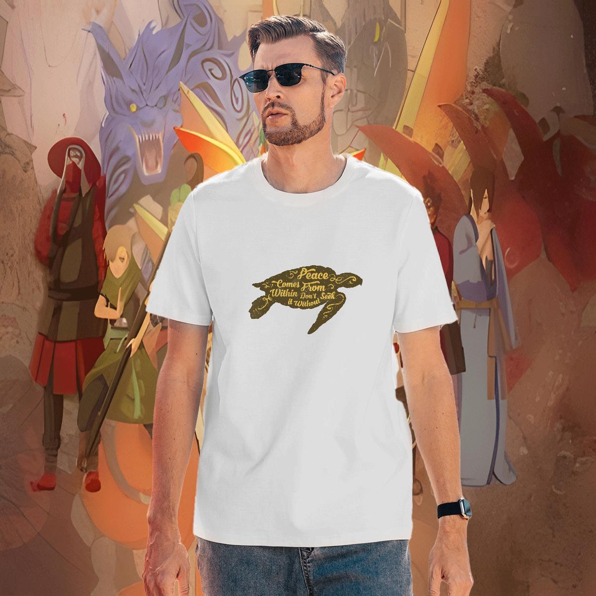 High Quality Mens Tshirts 230g 100% Cotton Street Wear tortoise Custom Big Size Short Sleeve Soft 2024 Designer Men T Shirts Clothings