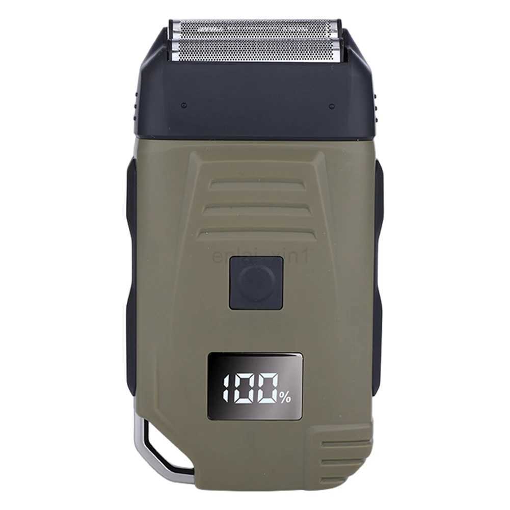 Men Facial Stubble Shaver Powerful Bald Head Shaving Machine USB Charging Waterproof Professional ToolY240729