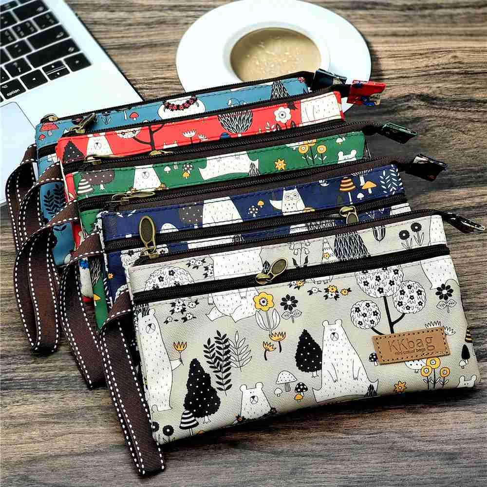 Polyester Waterproof Womens Coin Bag Ladies Organizer Wallet Female Phone Purse Money Pouch Clutch Handbag Carteira for GirlsXJ240729