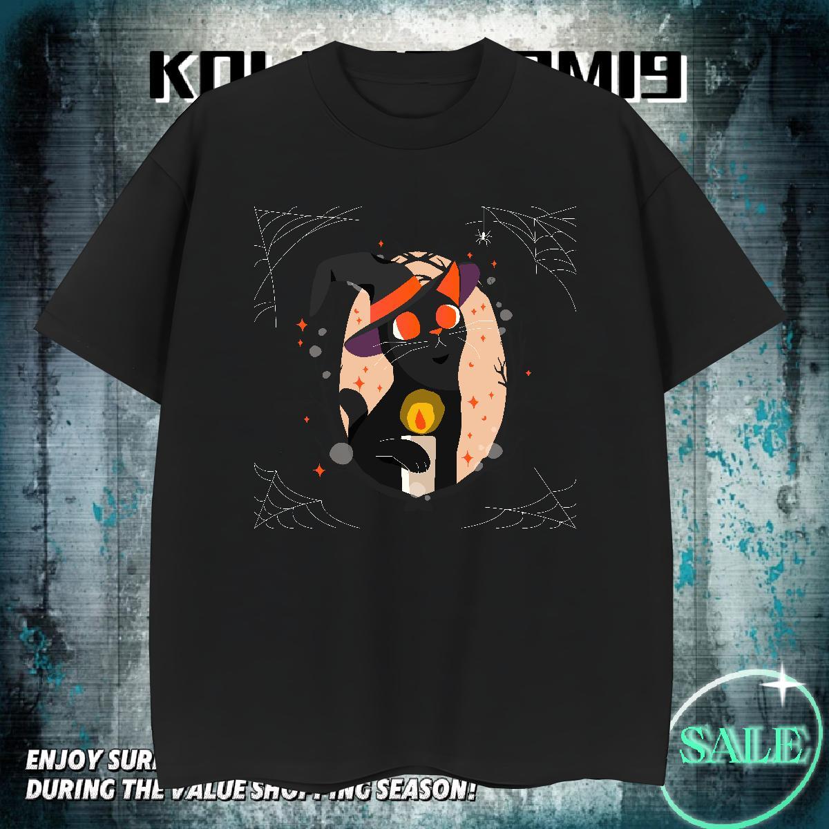 High Quality Men Clothes T-Shirt 100% Cotton 230g Spring Summer cat Oversized 3XL 4XL Breathable Short Sleeve Classic Casual T-Shirts Clothings