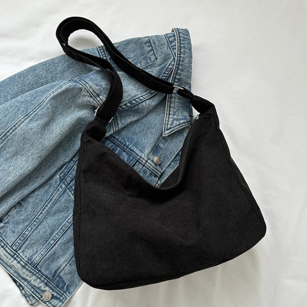 Women Vintage Hobo Bag Versatile Retro Dumpling Bag Strap Adjustable Solid Messenger Bag Lightweight Fashion Slouchy Shopper Bag 240729