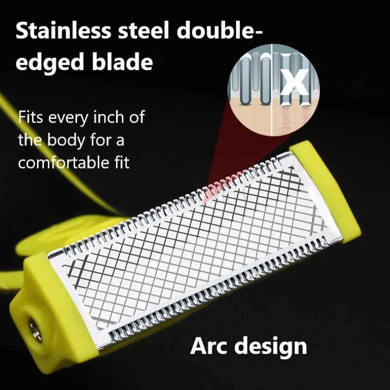 Intimate Haircut Mens Shaver Razor Sensitive Areas Shaving Machine Men Hair Removal Epilator Trimmer for Bikini BodyY240729