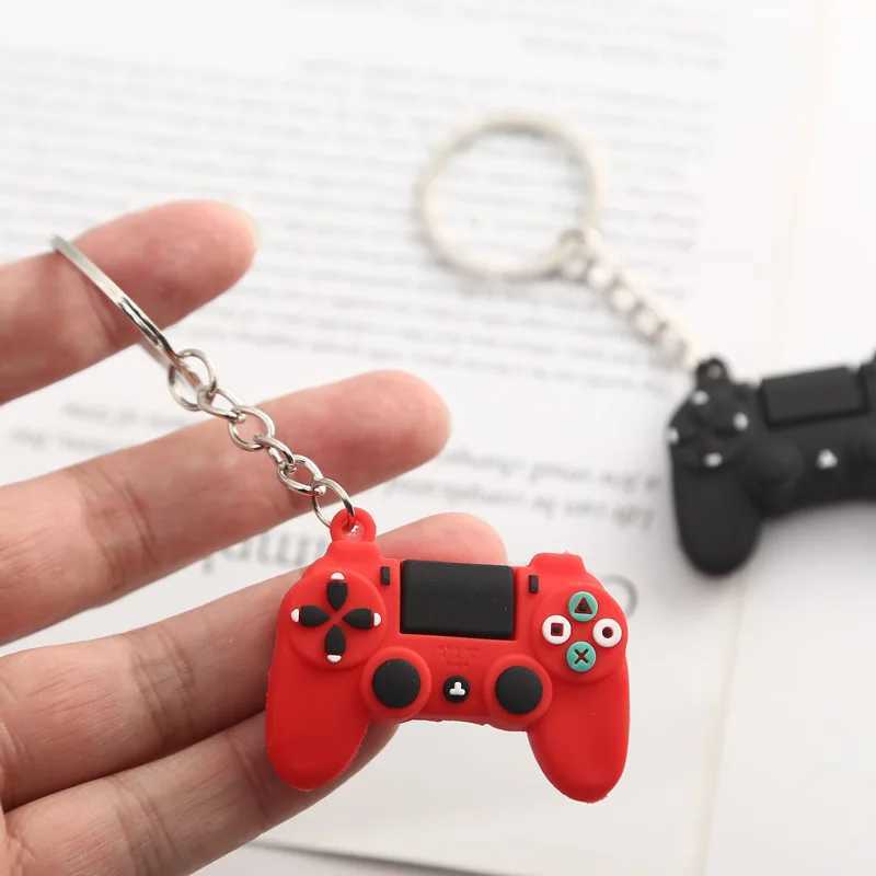 Simple TV Game Player KeyChain for Women Men Joystick Machine KeyChain Keyring Car Bag Key Holder Jewelry Decoration WholesaleL240729