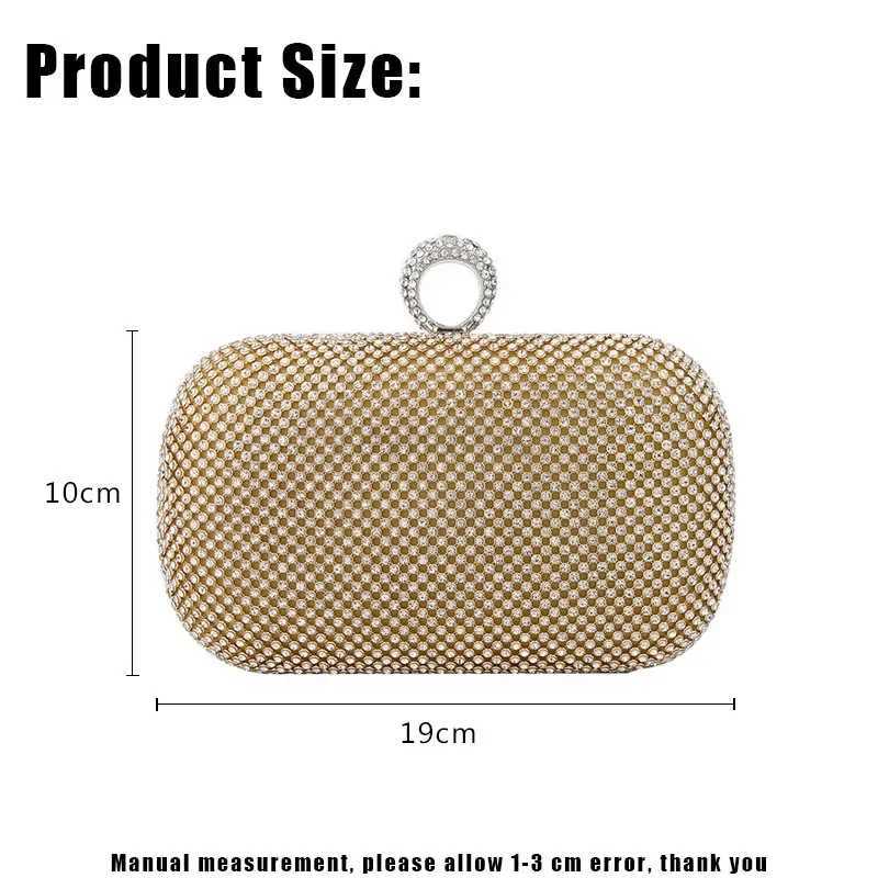 YoReAi Women Diamonds Evening Bag Female Clutch Design Brand Luxury Shoulder Bags Party Handbags Shiny Purse Messenger PackXJ240729