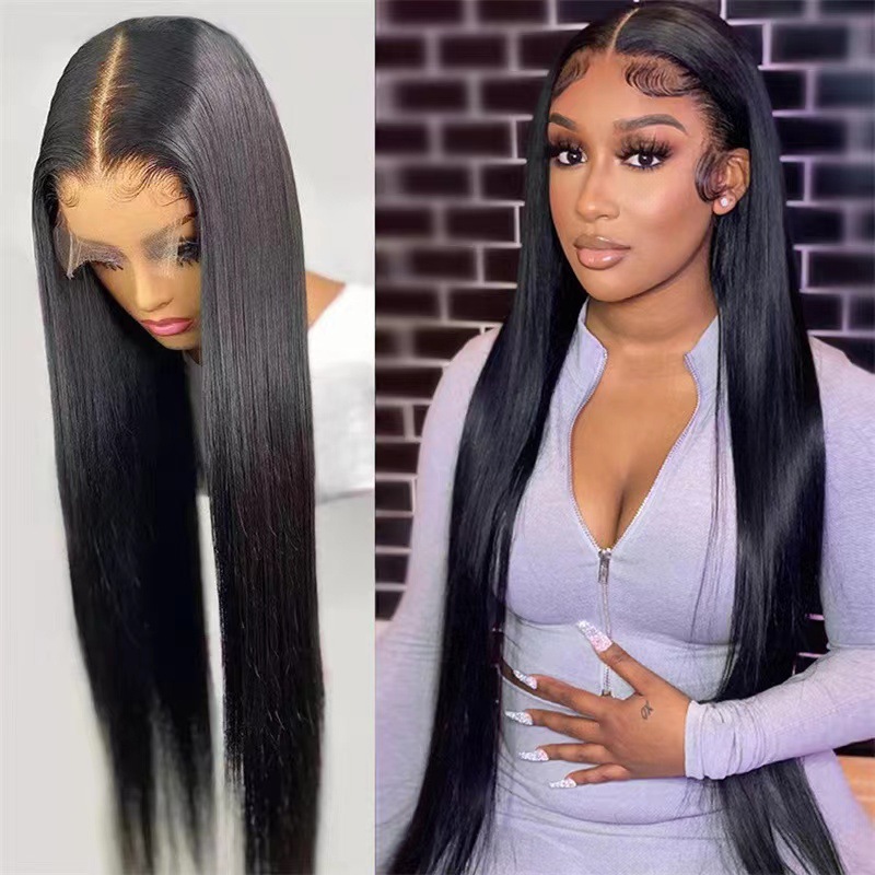 30 Inch Straight Lace Front Brazilian Wigs For Women 13x4 Short Bob Full Hd Transparent Human Hair Wigs