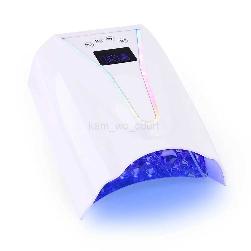 128W Cordless UV LED Lamp Professional Manicure Salon Tools Blue Ray Polish Gel Dryer Pedicure Light Nail ArtM240729