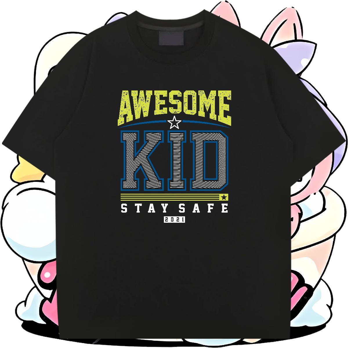 Unisex Couples T Shirts 230g Cotton Anime Printing Street letter Custom Cartoon Breathable Short Sleeve Fashion Mens T Shirts Polos