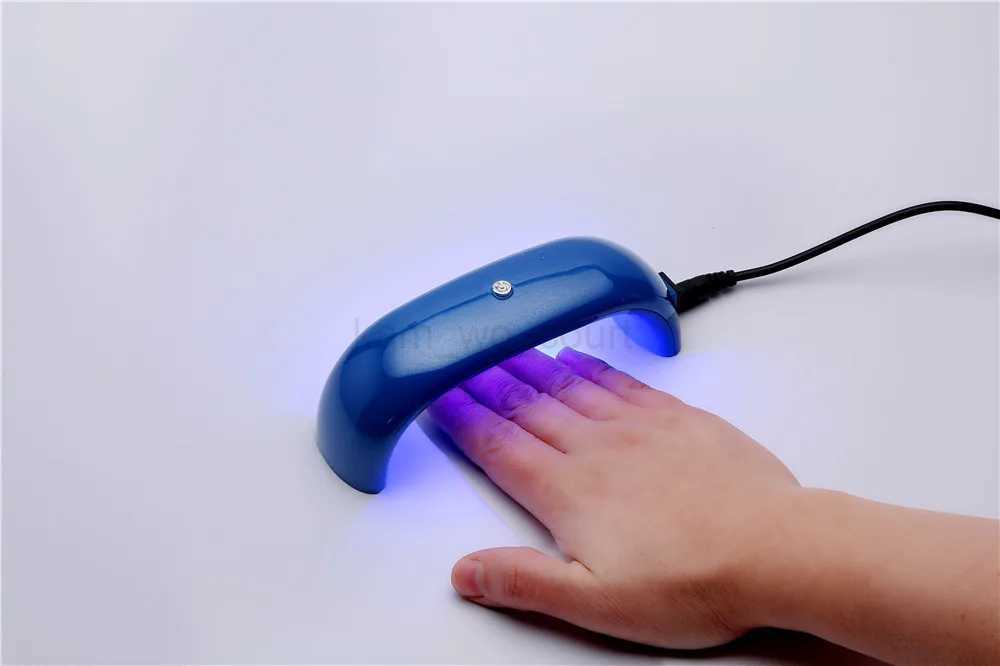 Portable Rainbow mini 9W UV LED Lamp Nail Dryer USB Cable For Gel Nail Polish Dryer Mini USB Lamp Dryers Manicure for Home UseM240729