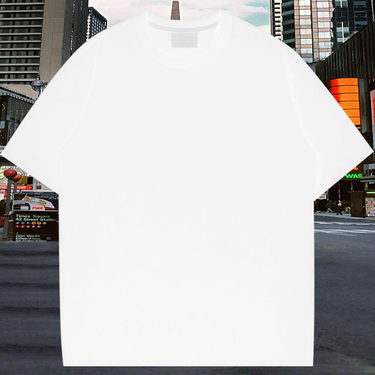 Brand Mens T Shirts hat Tops 230g Cotton Home Outdoor Unisex Black Oversized Round Neck Short Sleeve Men Tees