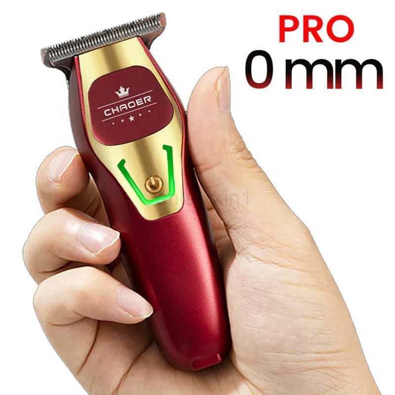 CHAOER Powerful Professional Hair Trimmer Men 0 MM T Blade Electric Clipper Rechargeable Barber Haircut ShaverY240729