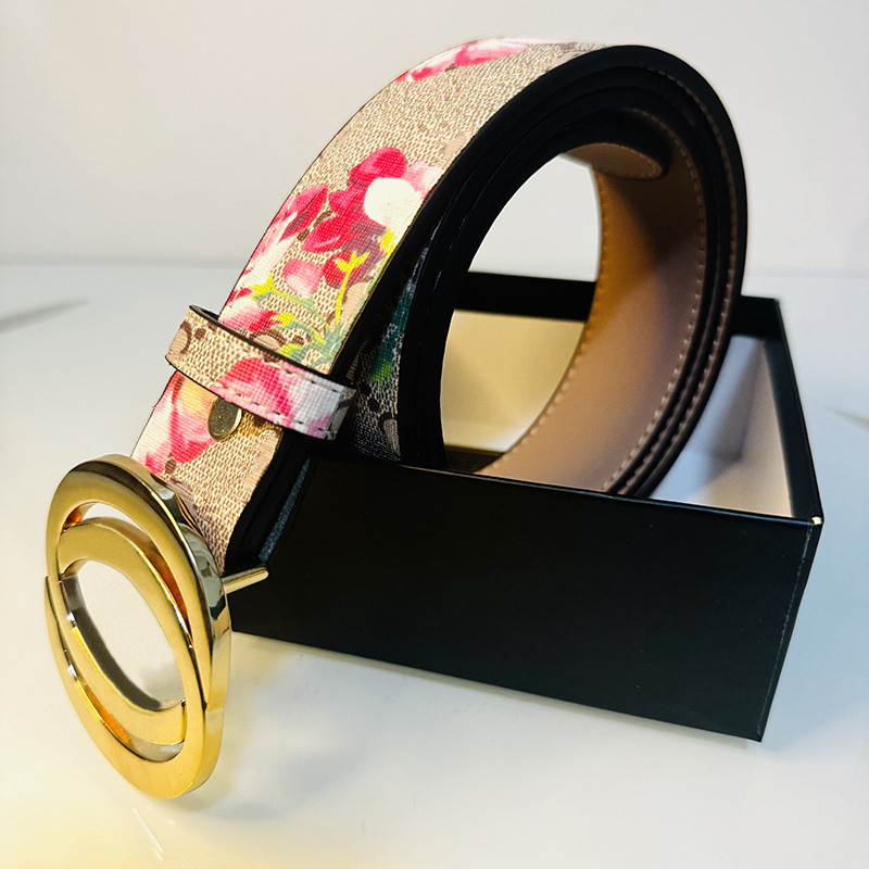 Designers belts womens belts mens waistband high quality Fashion casual leather belt waistbands for man woman Flower color beltcinturones
