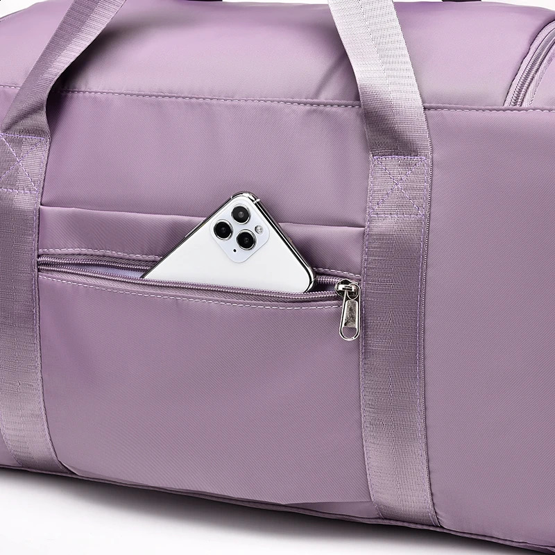 Womens large capacity handbag with dry wet separation sports and fitness bag short distance travel 240910