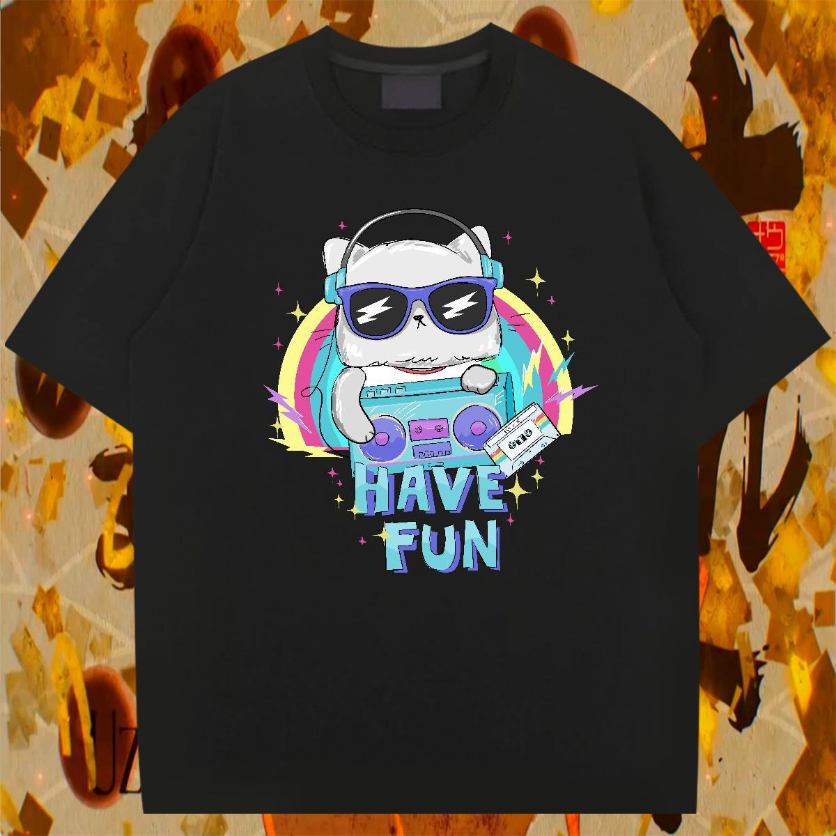 Unisex Couples T Shirts 230g 100% Cotton Sport ET Customized Short Sleeve O-Neck Fashion New Mens T Shirts Tshirts