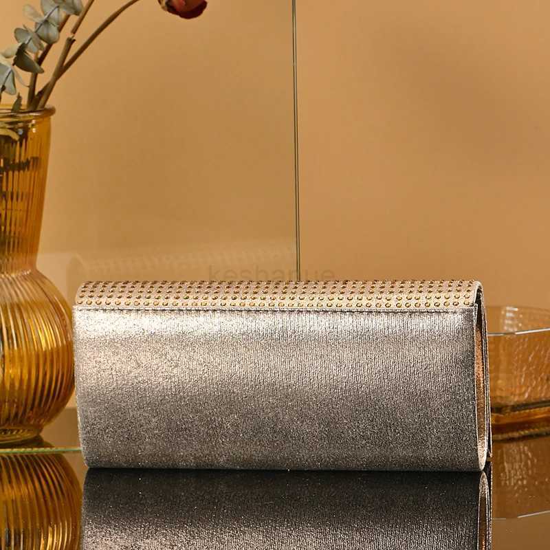 Rhinestone dinner bag fashion for female wholesales evening purse chain luxury envelope evening rhinestone clutch bags for womenXJ240729