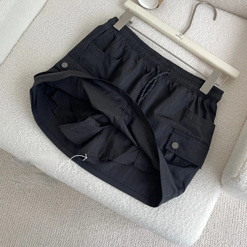 Twopiece Y2k Cropped Zipper Sweatshirt Skirt Black Dress Sets Streetwear Harajuku Girls Sportswear Suits Women Clothing Trends 240729