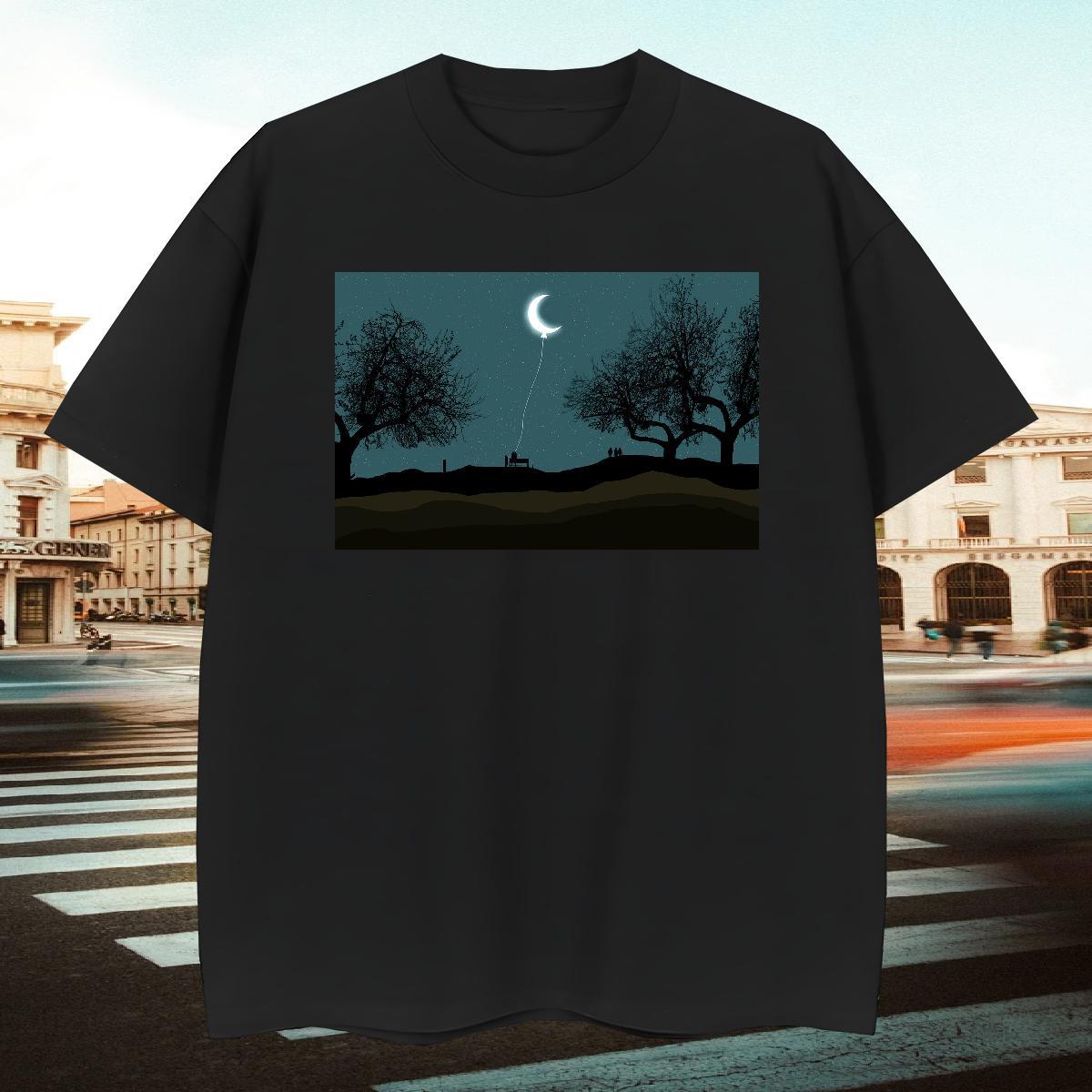 Classic Tshirt for Man Woman 230g 100% Cotton Street tree Asian Size Short Sleeve Soft Classic Casual T Shirts Men Tops Tees