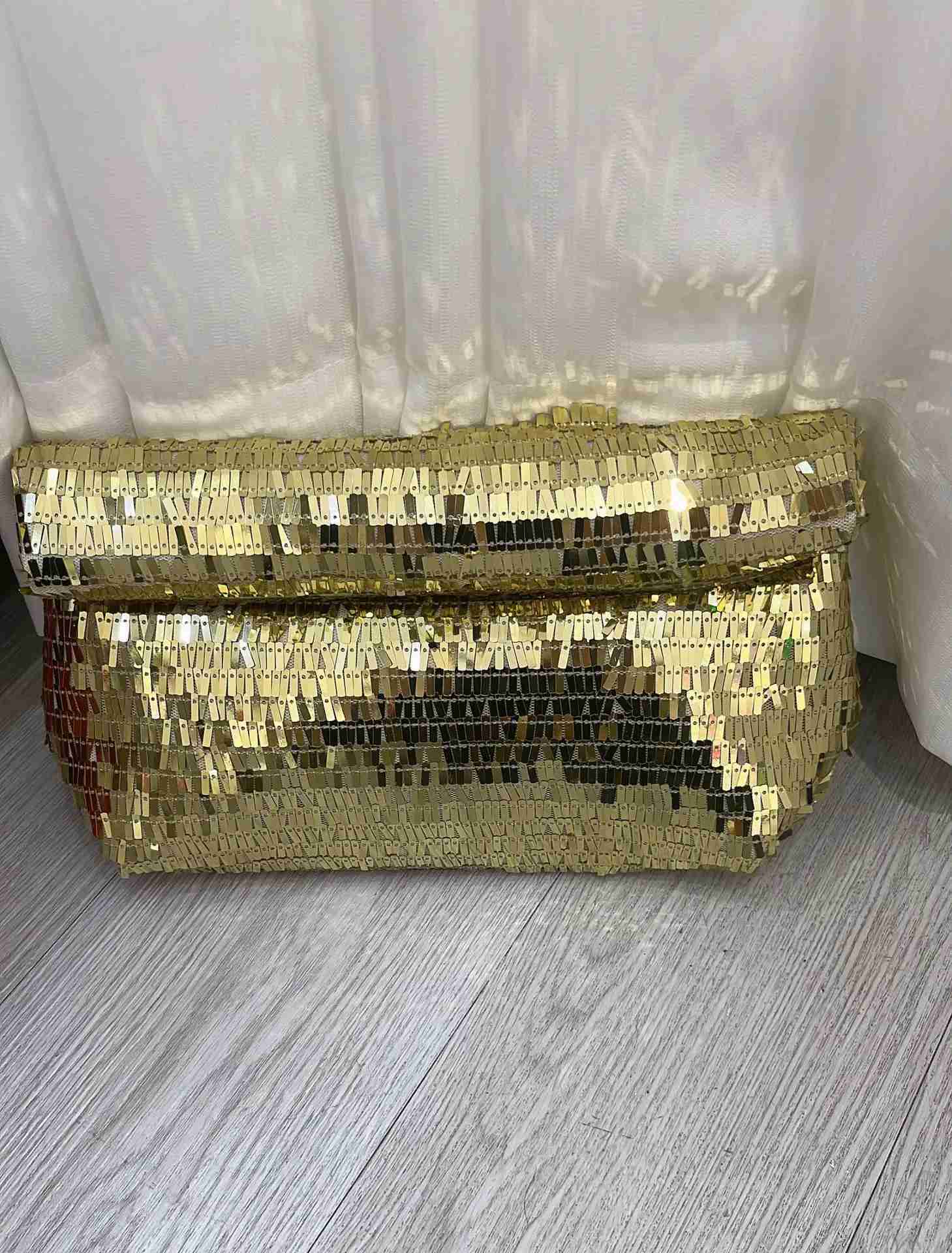 Women Super Shiny Small Tote Bag Glitter Evening Clutch Gold Bling Messenger Bags Luxury Designer Wedding HandbagsXJ240729