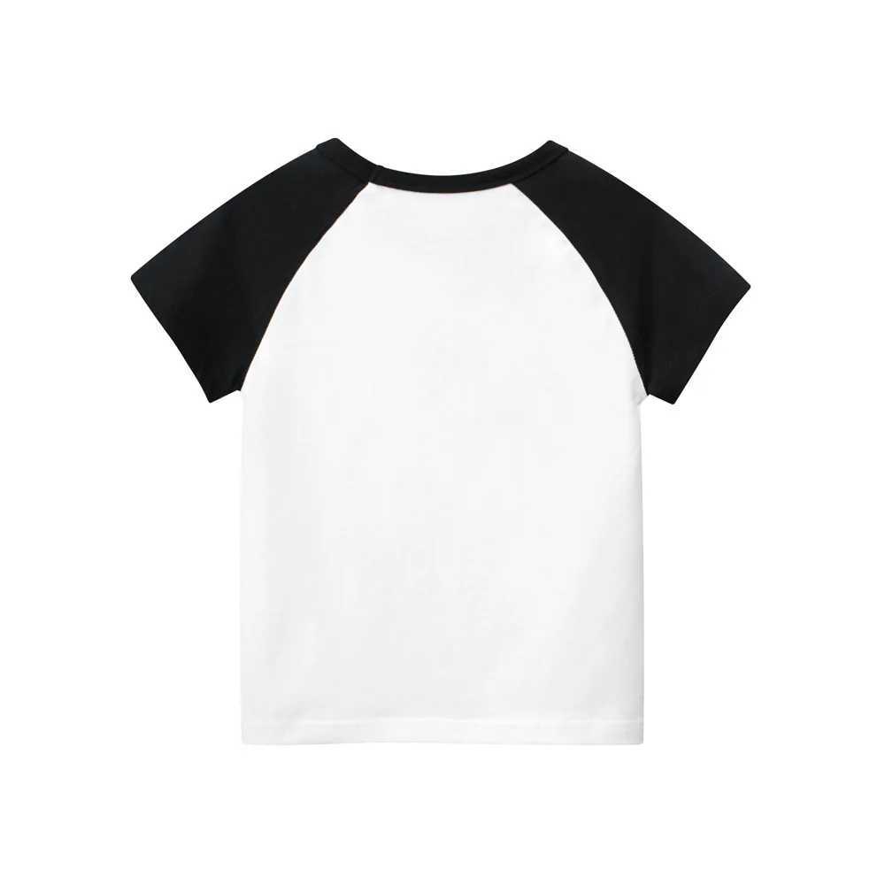 T-shirts 1-9T Toddler Kid Tshirt Baby Girl Summer Clothes Short Sleeve Infant Basic Tshirt Cusual Cute Childrens Tee Top OutfitL24729