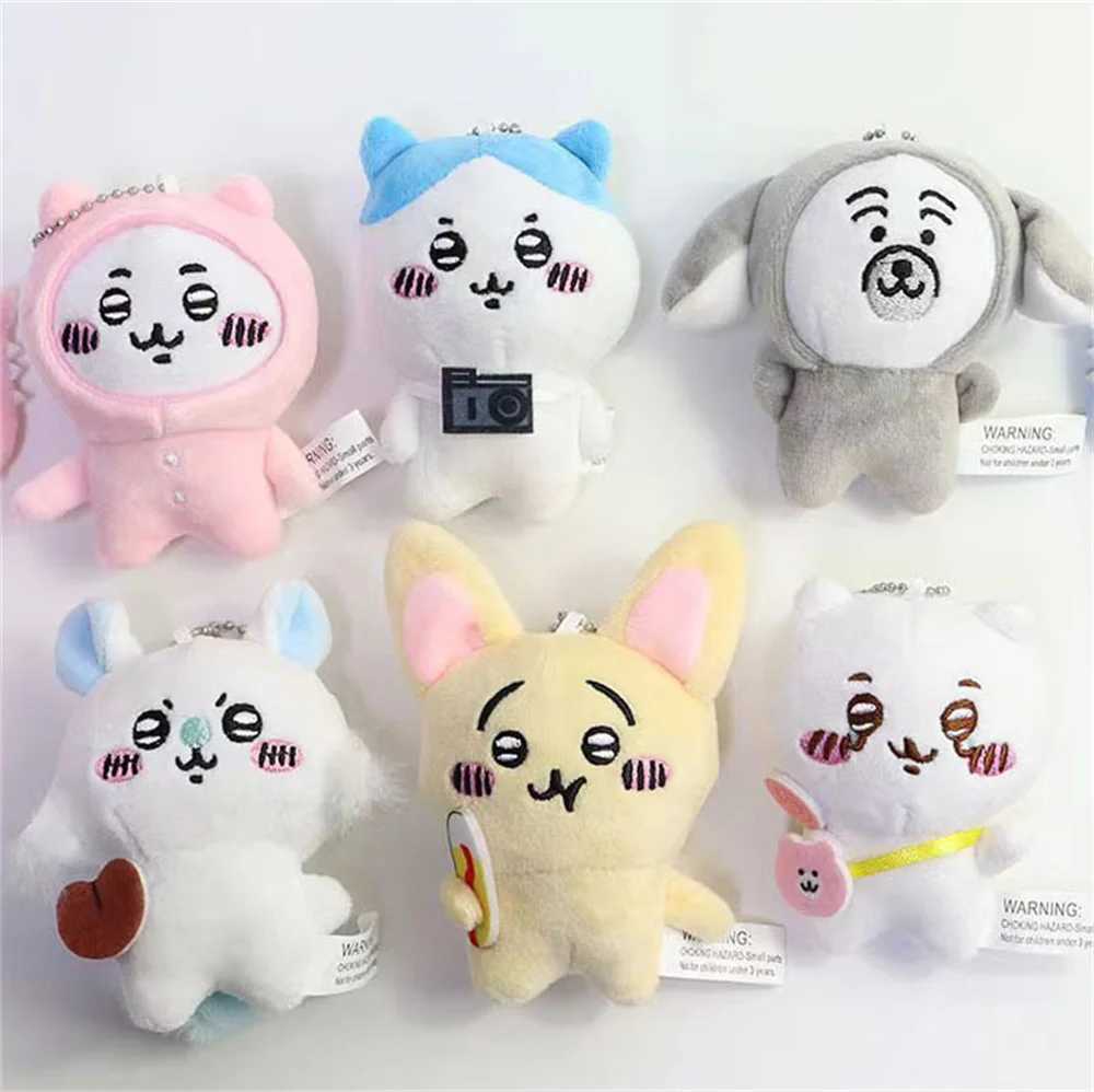 Self Mocking Bear Pendant Chiikawa Chii Kohachi Usaki Bag Hanging Adorn Cute Keychain DollL240729