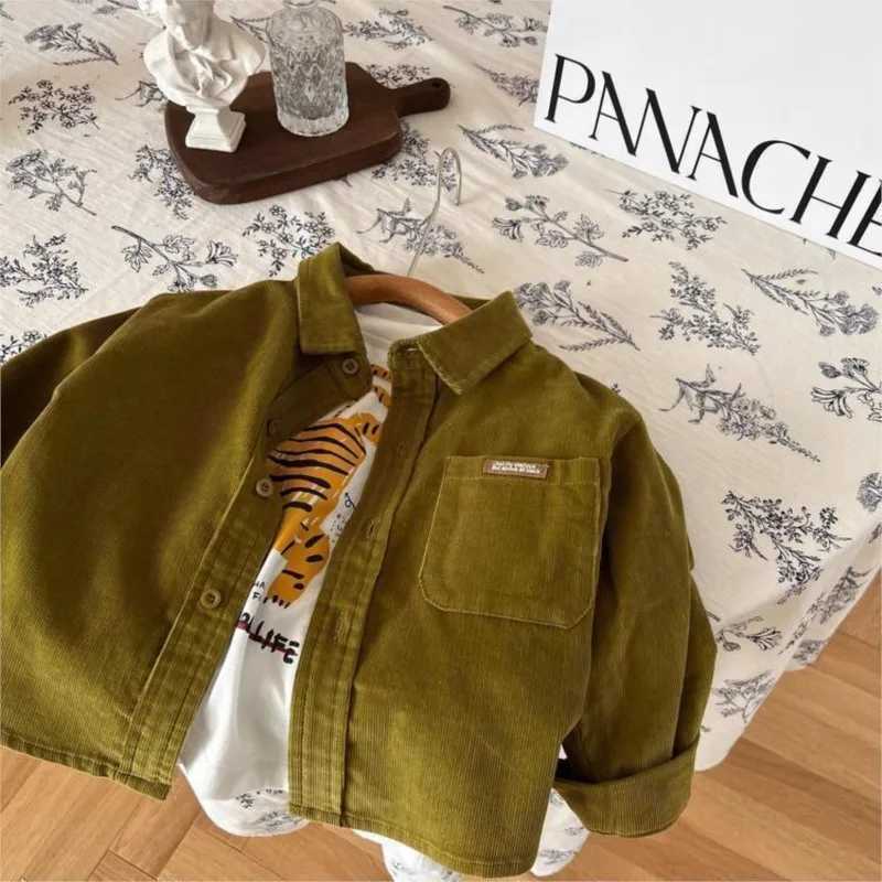 Spring and Autumn 2019 Girls and Childrens Boys Thick Warm Shirts Comfortable and Cute Baby Clothing Childrens ClothingW240729