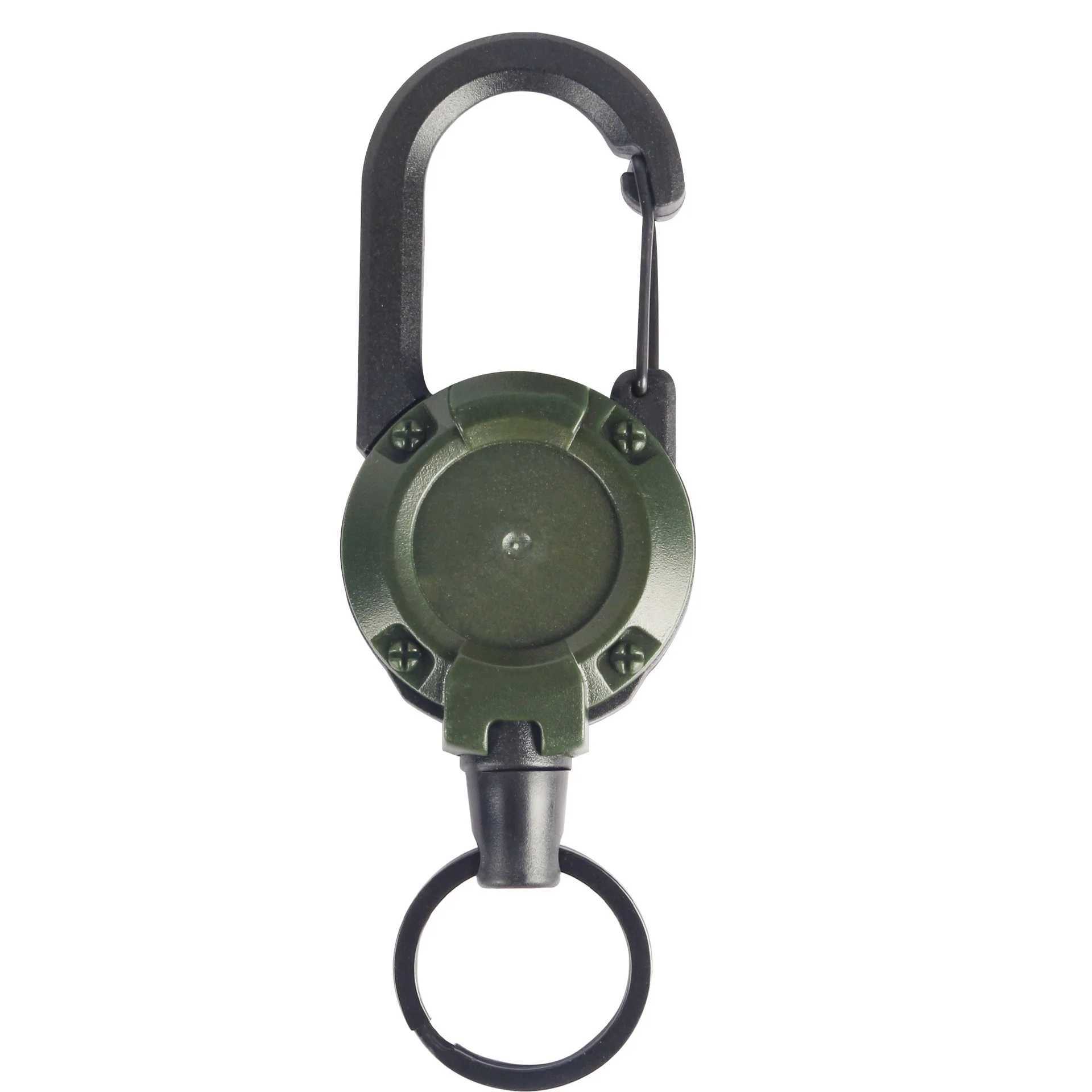 1Pcs Anti-theft Metal Easy-to-pull Buckle Rope Elastic Keychain Sporty Retractable Key Ring Anti Lost Yoyo Ski Pass ID CardL240729