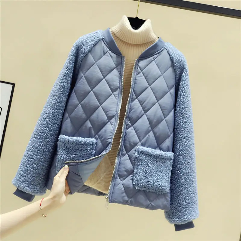 Fleece Jackets Autumn Winter Women Clothing Cold Parkas Warm Zipper Sweatshirt Cotton Coat Long Sleeve Windbreaker Coats Mujer 240729