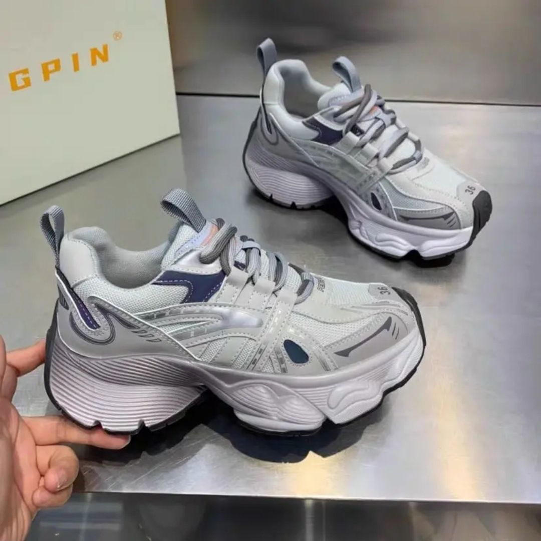 Women Sneakers Sports Shoes Clunky Shoes Mesh Thick Sole Comfort Hot Sale Free shipping